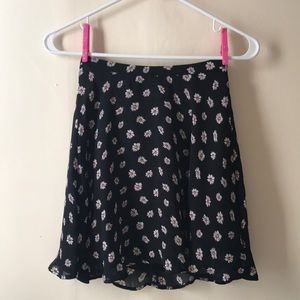 Floral mini skirt